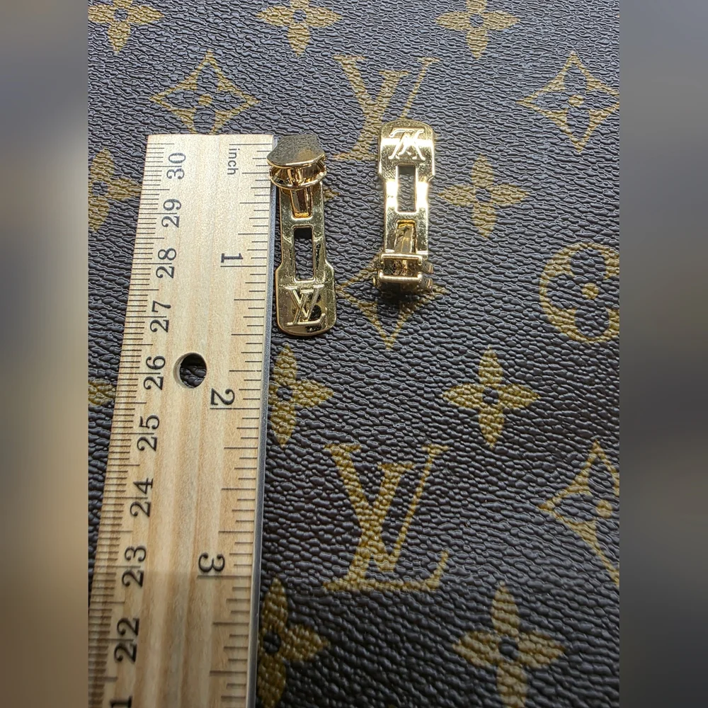 Louis Vuitton Gold Zipper Pulls Replacment X2